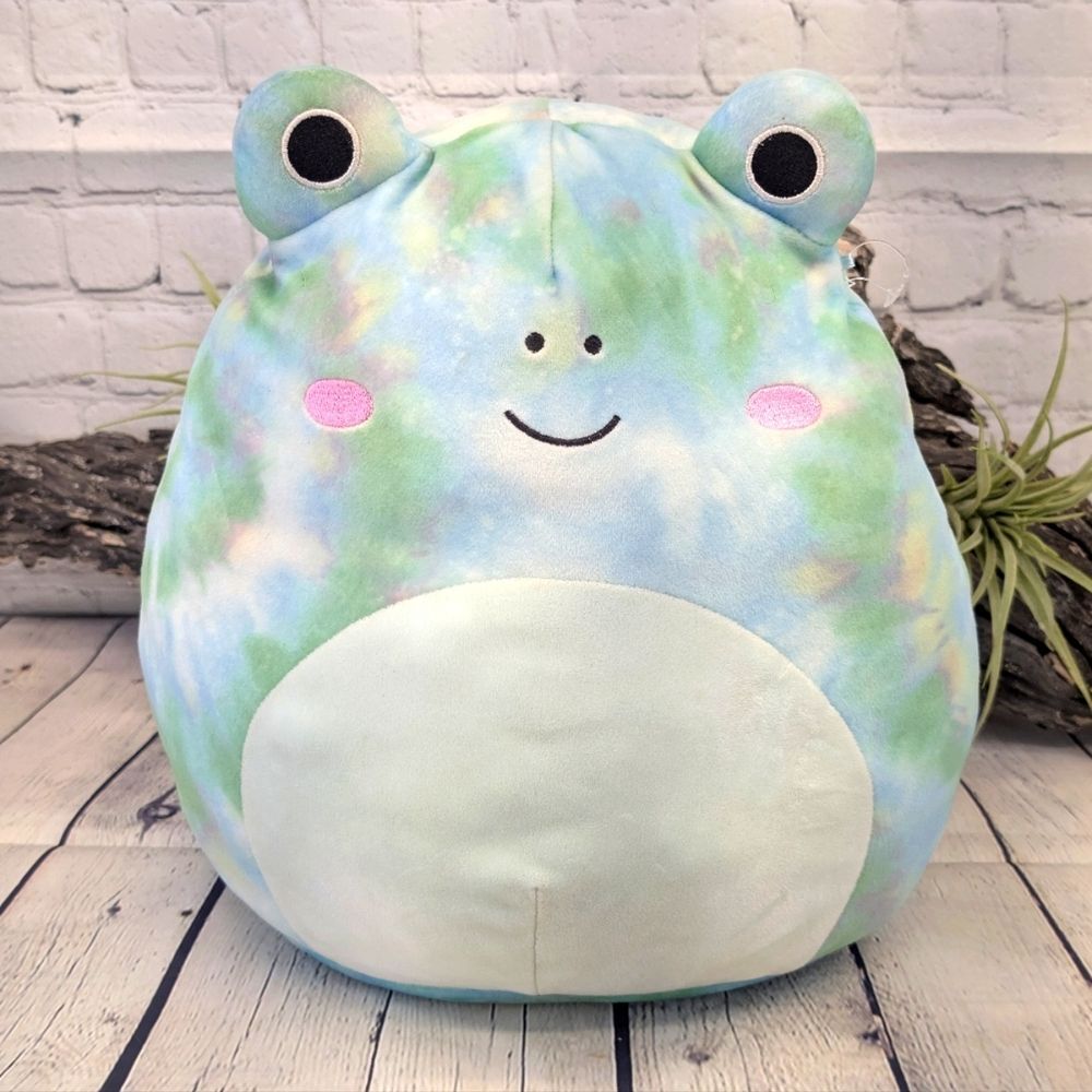 Ferdie the Frog Tie Dye 12" Squishmallow
